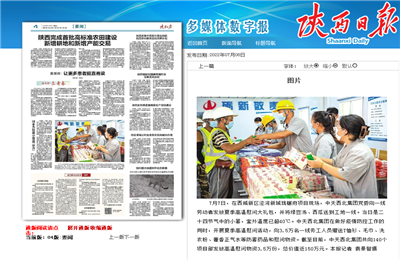 KY开元西北集团珑樾府项目高温慰问——《陕西日报》